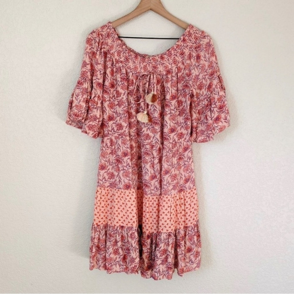 Chelsea and Violet Floral Tiered Dress - Picture 2 of 3